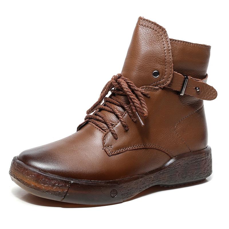 Bottes femme INFOHOMME en En cuir - Ref 3354527