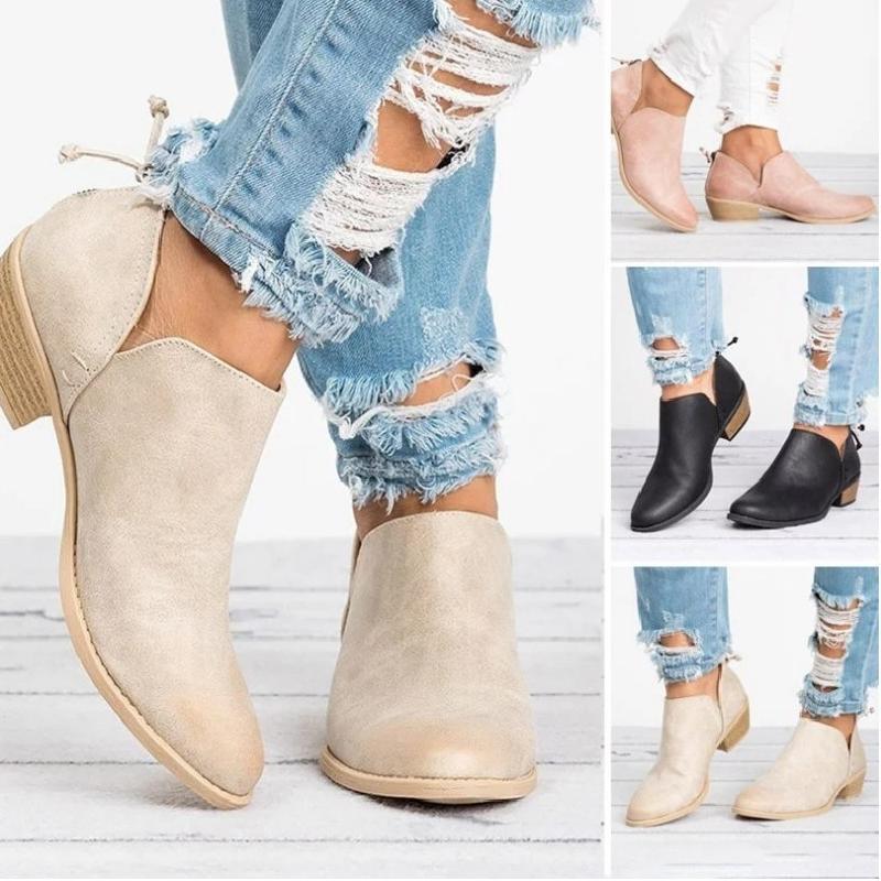 Bottes femme en PU artificiel - Ref 3354587