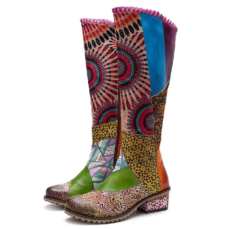 Bottes femme en En cuir - Ref 3354590