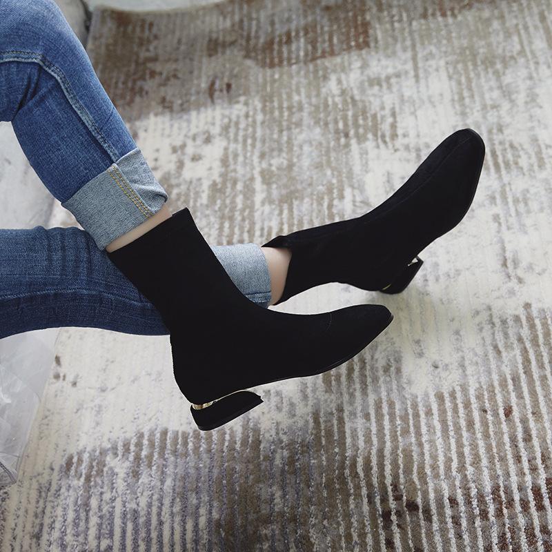 Bottes femme MICRO-AMOUREUX en Daim - Ref 3354594