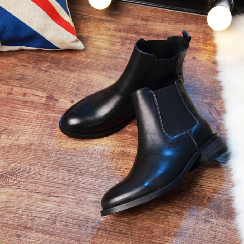 Bottes femme pour Jeunesse BIN SAI QIA en En cuir - Ref 3354598