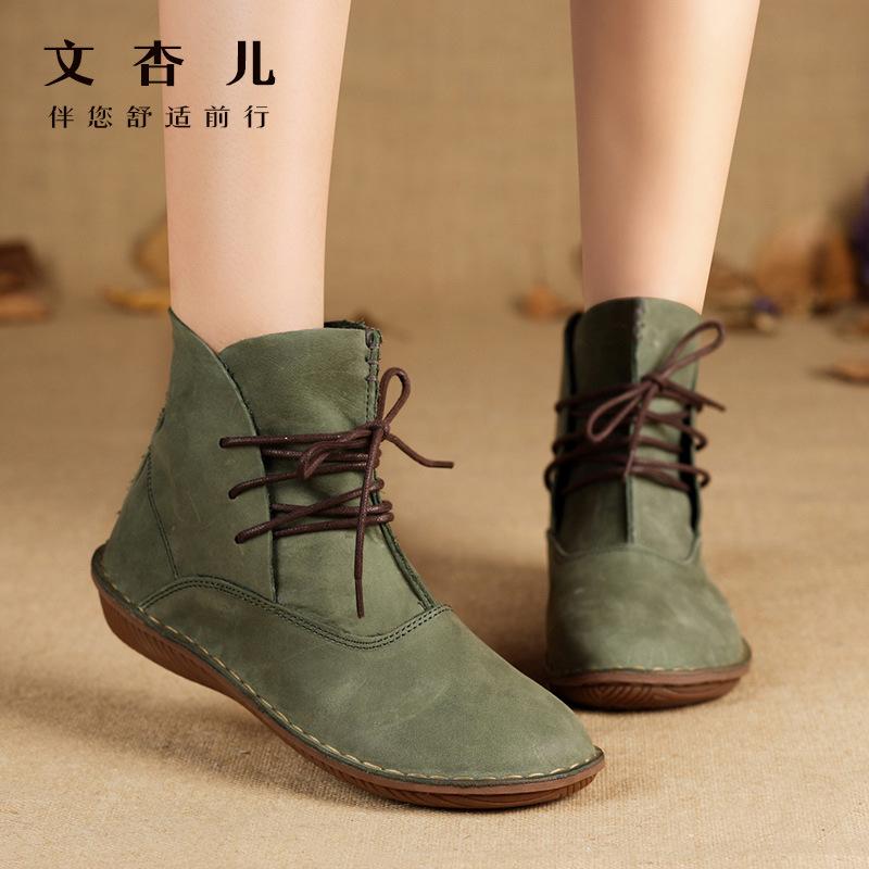 Bottes femme WEN XINER en En cuir - Ref 3354616