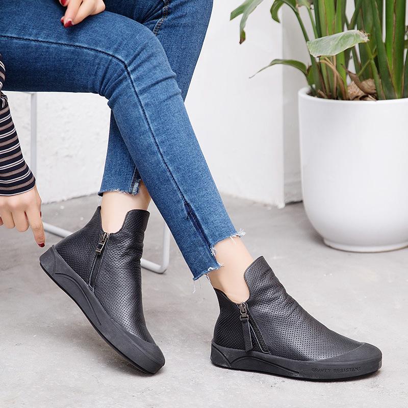 Bottes femme en En cuir - Ref 3354617