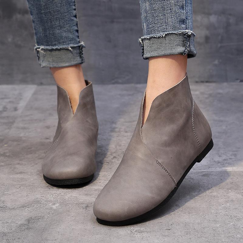 Bottes femme JIAOLI BAIMEI en En cuir - Ref 3354620