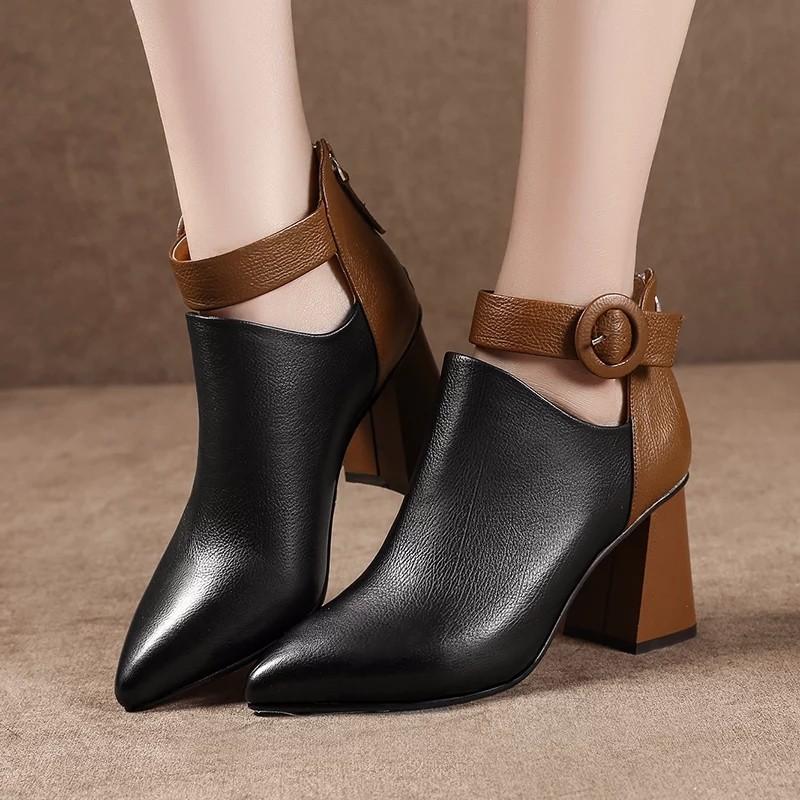 Bottes femme en PU artificiel - Ref 3354640
