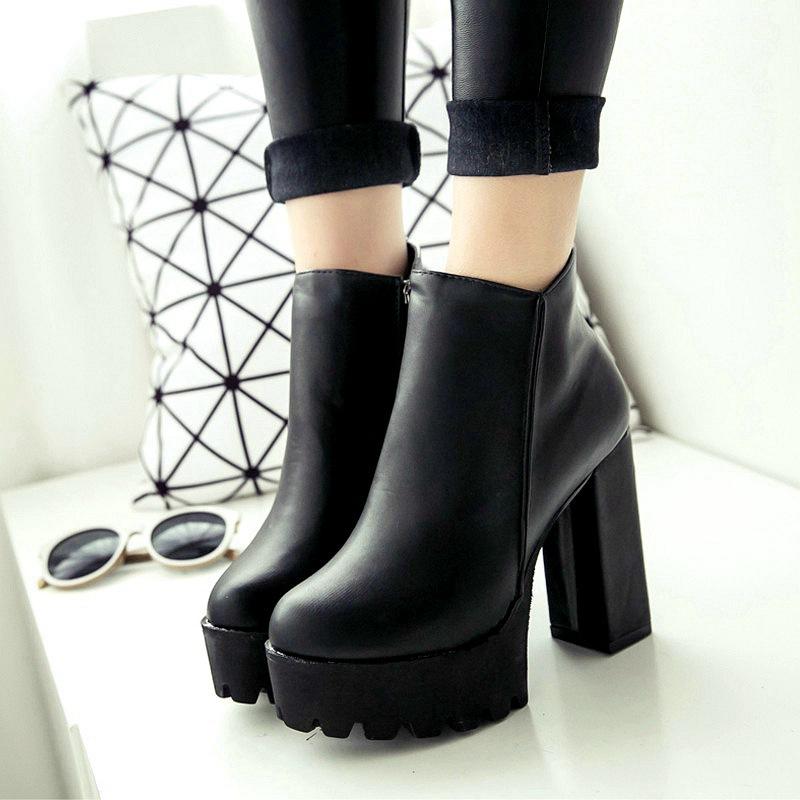 Bottes femme en PU artificiel - Ref 3354666