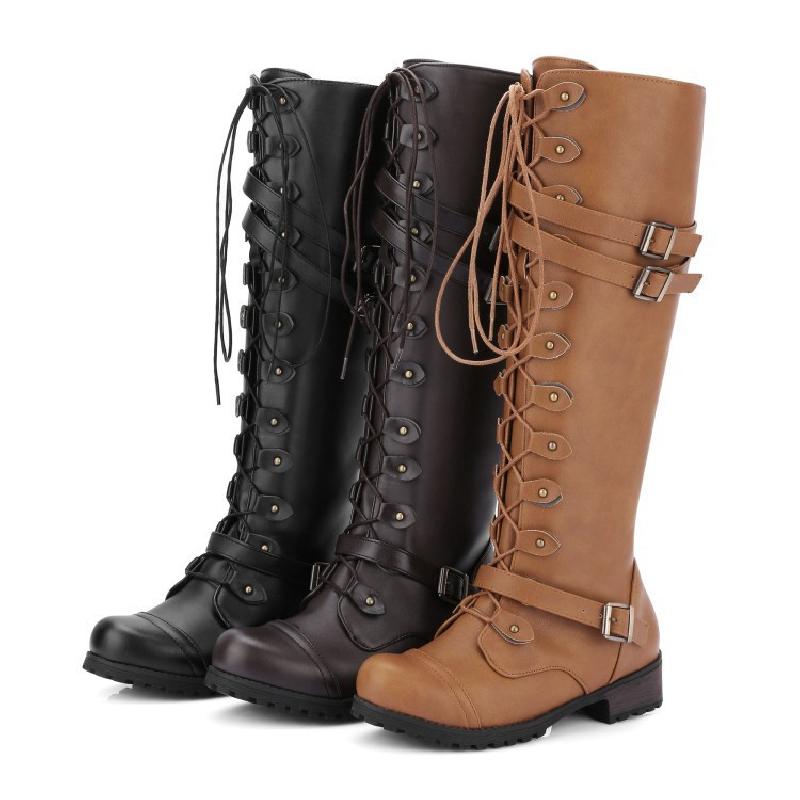 Bottes femme en PU artificiel - Ref 3354698