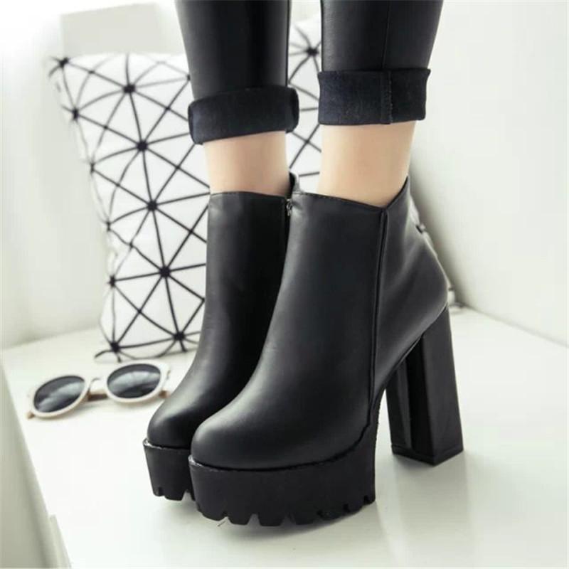 Bottes femme en PU artificiel - Ref 3354725