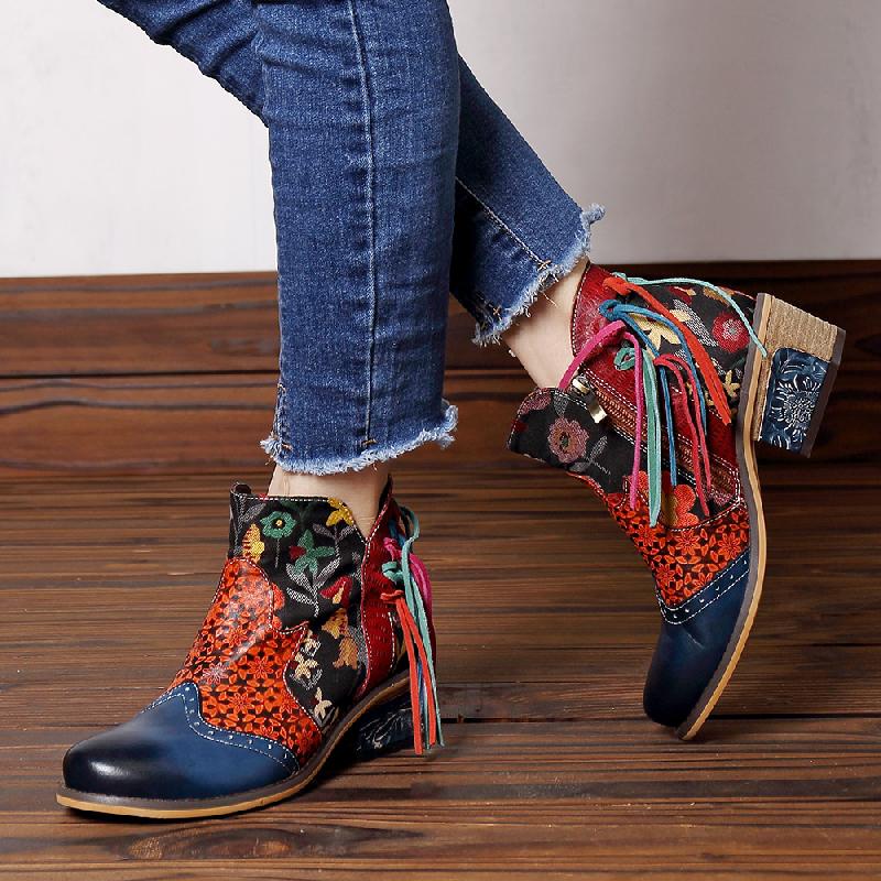 Bottes femme en En cuir - Ref 3354740