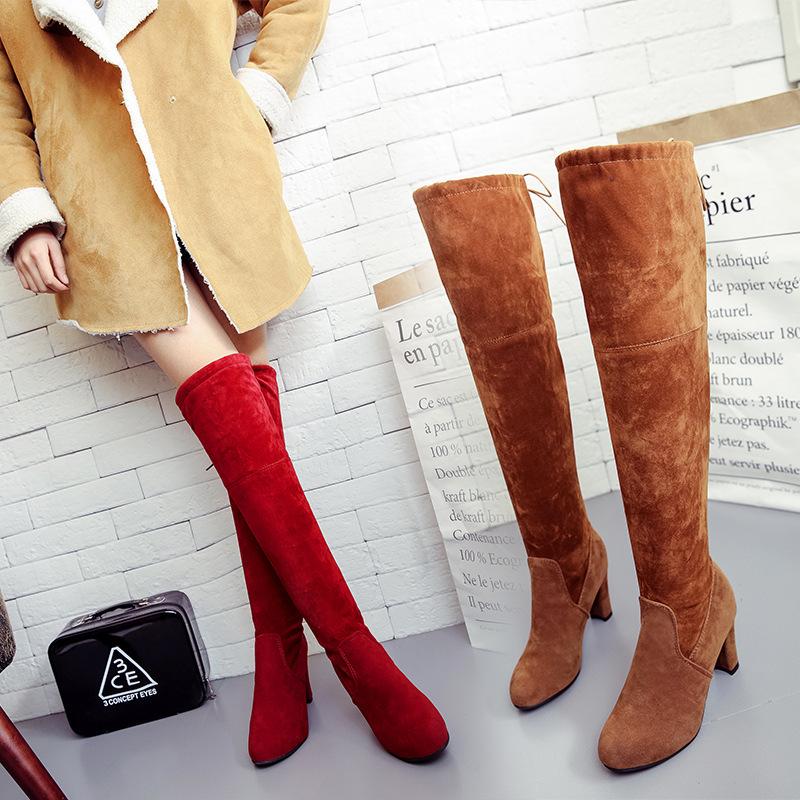 Bottes femme en Daim - Ref 3354742