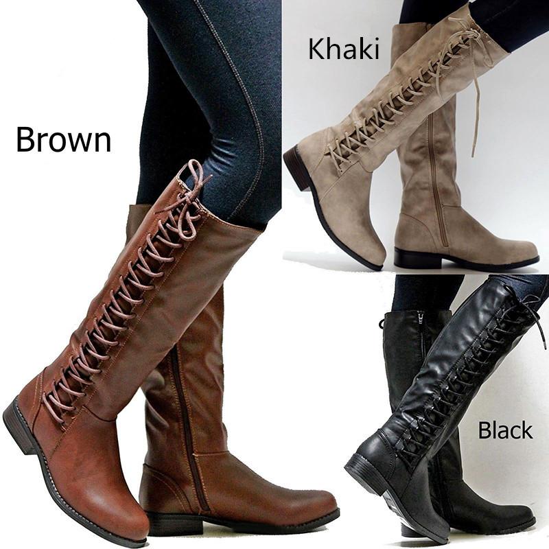 Bottes femme en PU artificiel - Ref 3354775