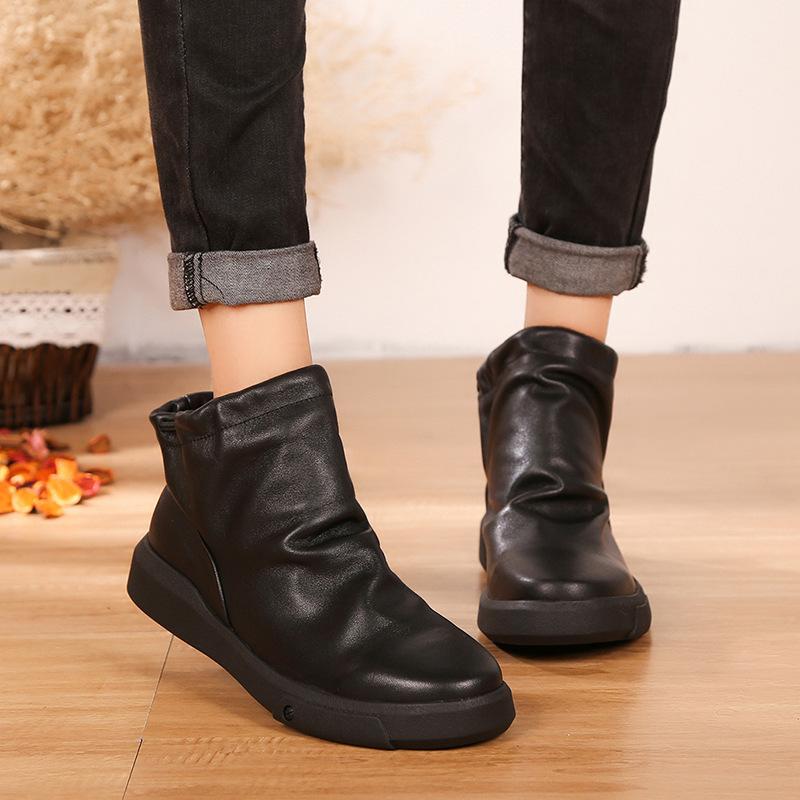 Bottes femme VIGNE VERTE en Première couche de peau vache - Ref 3354777
