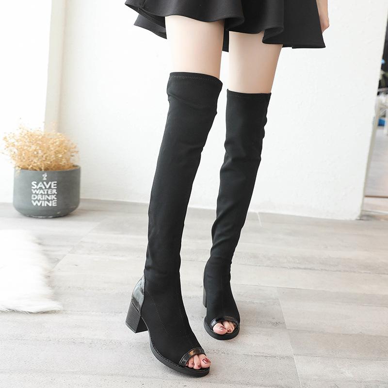 Bottes femme en Tissu élastique - Ref 3354783