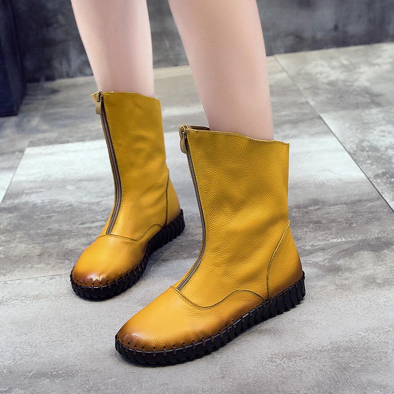 Bottes femme en En cuir - Ref 3354787