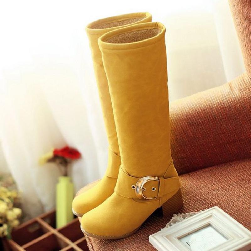 Bottes femme en PU artificiel - Ref 3354799