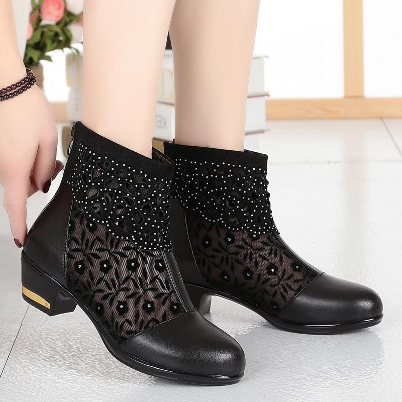 Bottes femme en En cuir - Ref 3354811