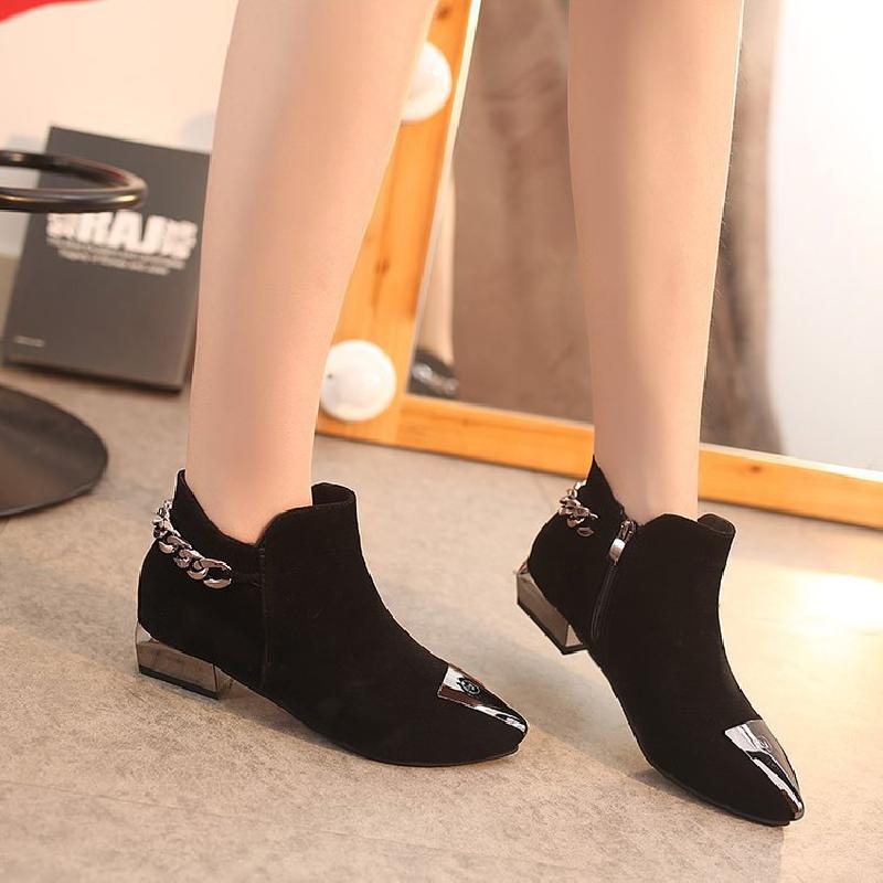 Bottes femme en Daim - Ref 3354826