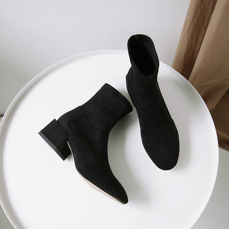 Bottes femme JING XIN en Daim - Ref 3354828