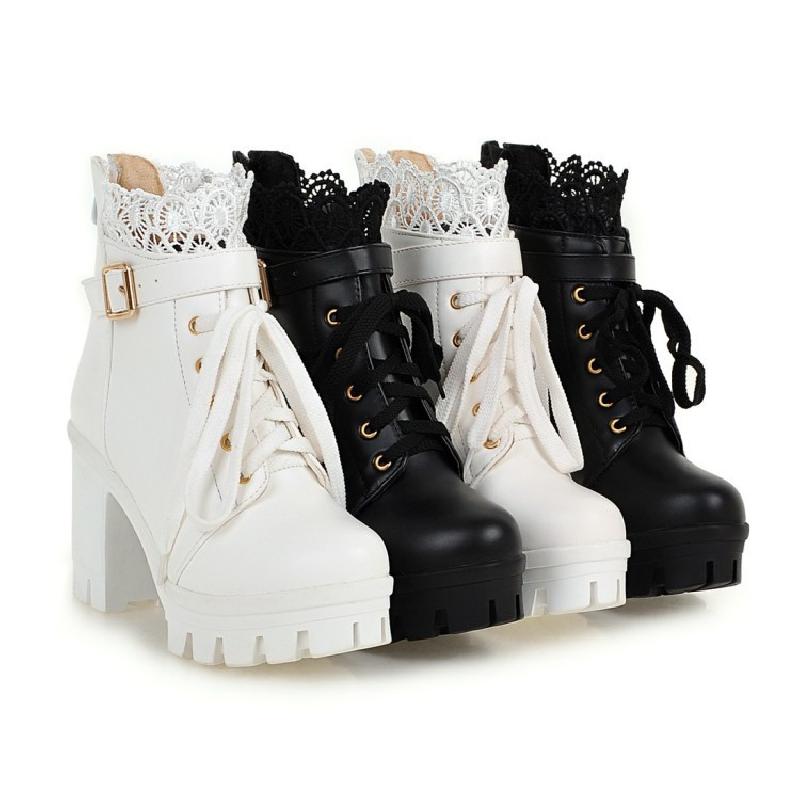 Bottes femme PAPILLON en PU artificiel - Ref 3354831