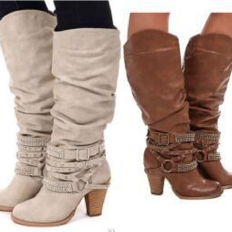Bottes femme MENG FUYI en PU artificiel - Ref 3354867