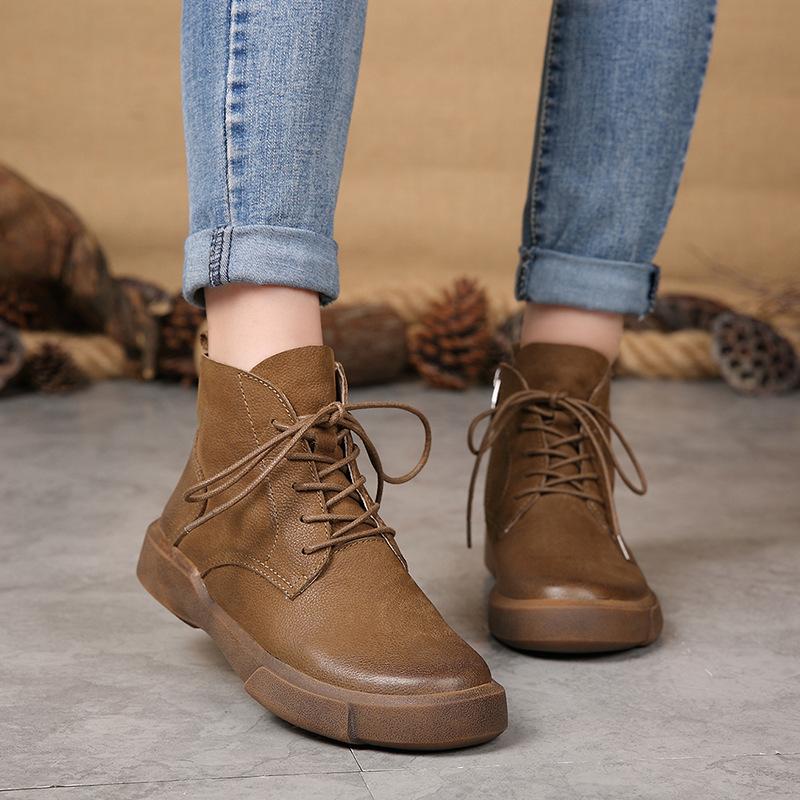 Bottes femme RUOLAN en En cuir - Ref 3354898