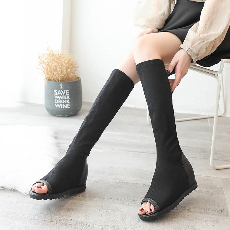 Bottes femme en Tissu élastique - Ref 3354965