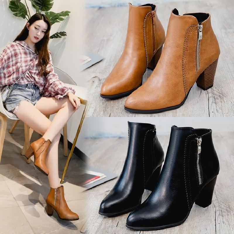 Bottes femme en PU artificiel - Ref 3354994