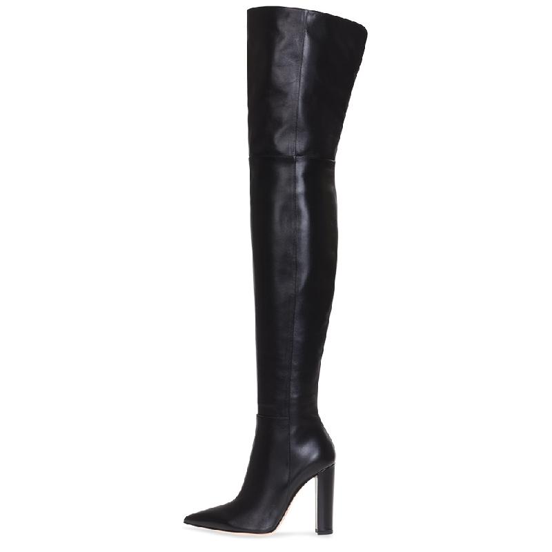 Bottes femme en PU artificiel - Ref 3355000
