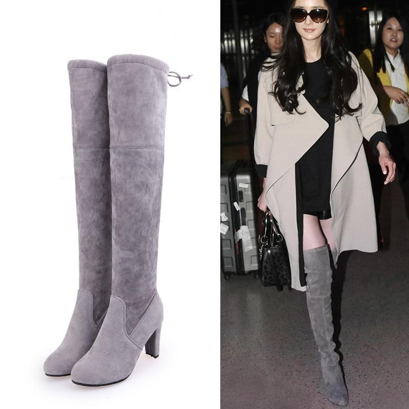 Bottes femme en Daim - Ref 3355057