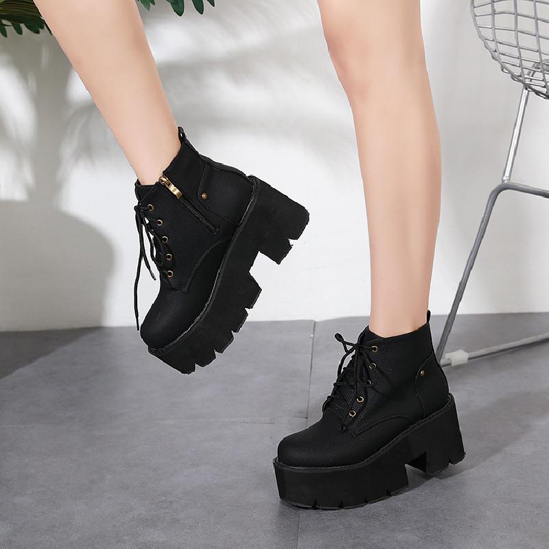Bottes femme en PU - Ref 3355085