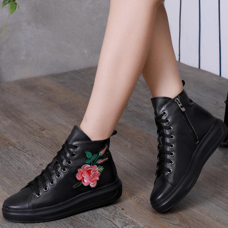 Bottes femme NIVEKEEL en En cuir - Ref 3355096