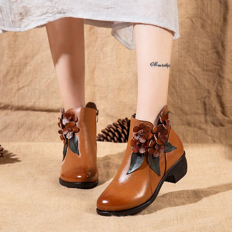 Bottes femme en En cuir - Ref 3355119