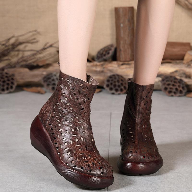Bottes femme RUOLAN en En cuir - Ref 3355136