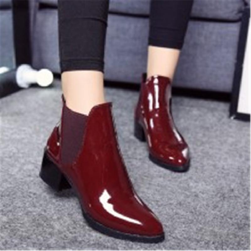 Bottes femme en PU artificiel - Ref 3355141