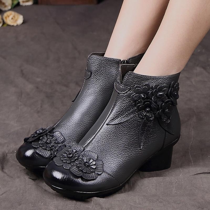 Bottes femme TRANQUILLEMENT en En cuir - Ref 3355144