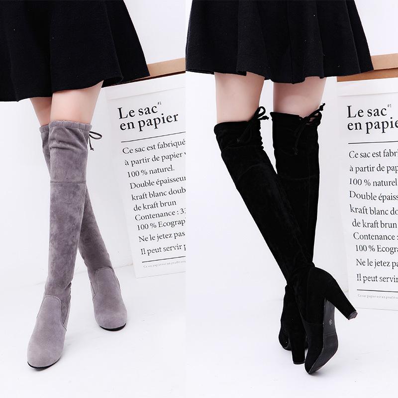 Bottes femme en Daim - Ref 3355151
