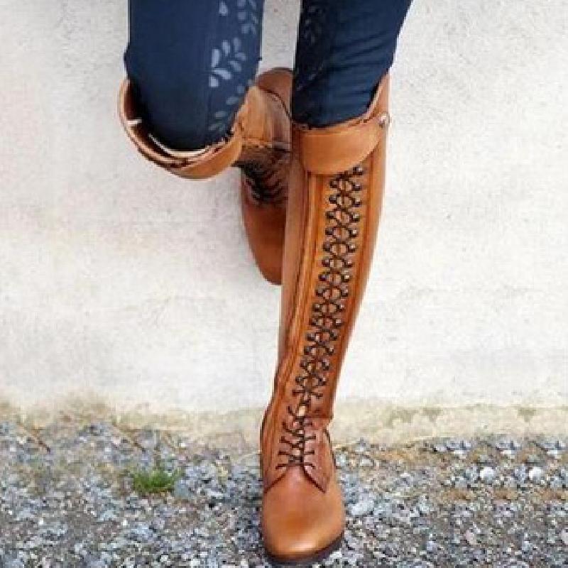 Bottes femme en PU artificiel - Ref 3355153