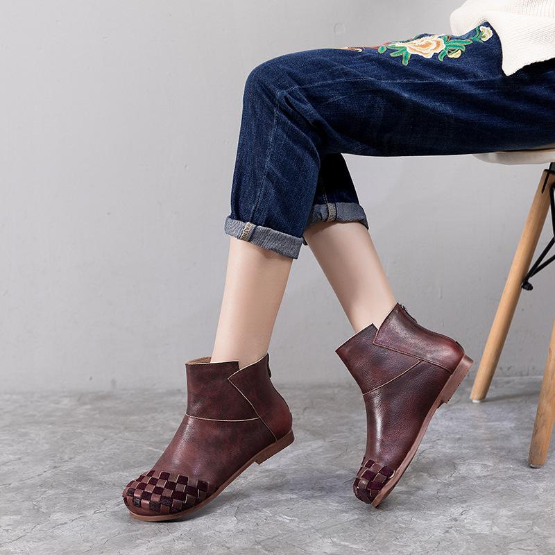 Bottes femme MOCHE en En cuir - Ref 3355160