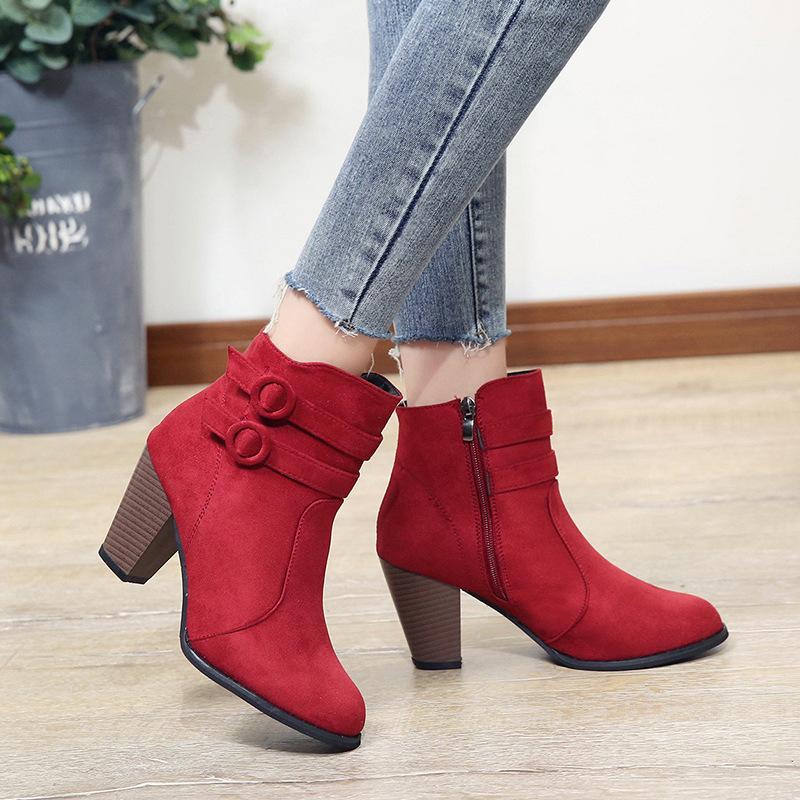 Bottes femme en Daim - Ref 3355176