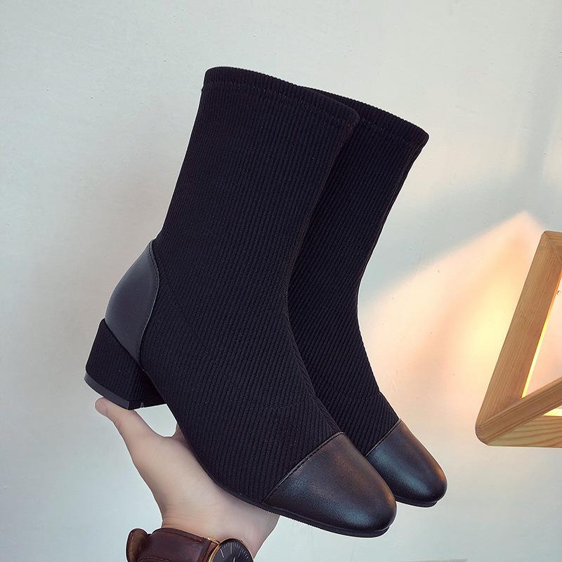 Bottes femme en PU artificiel - Ref 3355205