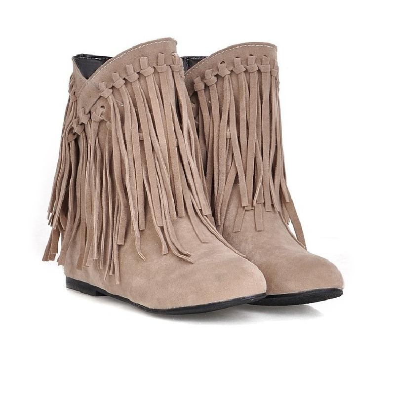 Bottes femme en PU artificiel - Ref 3355230