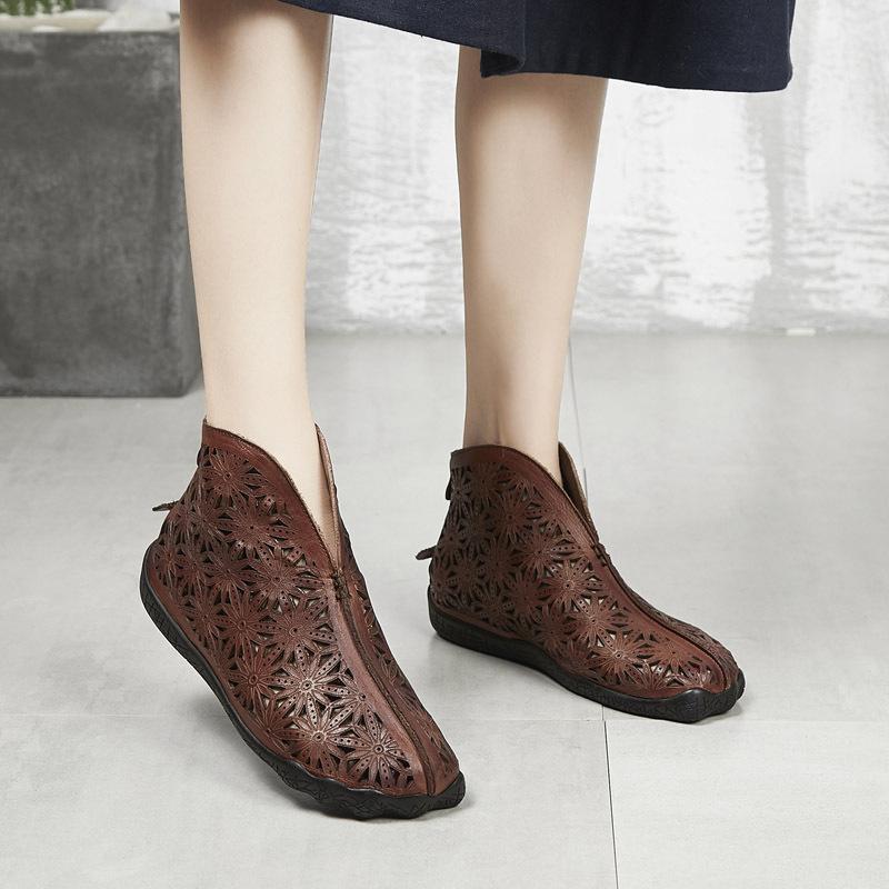 Bottes femme DELPHINIUM en En cuir - Ref 3355265