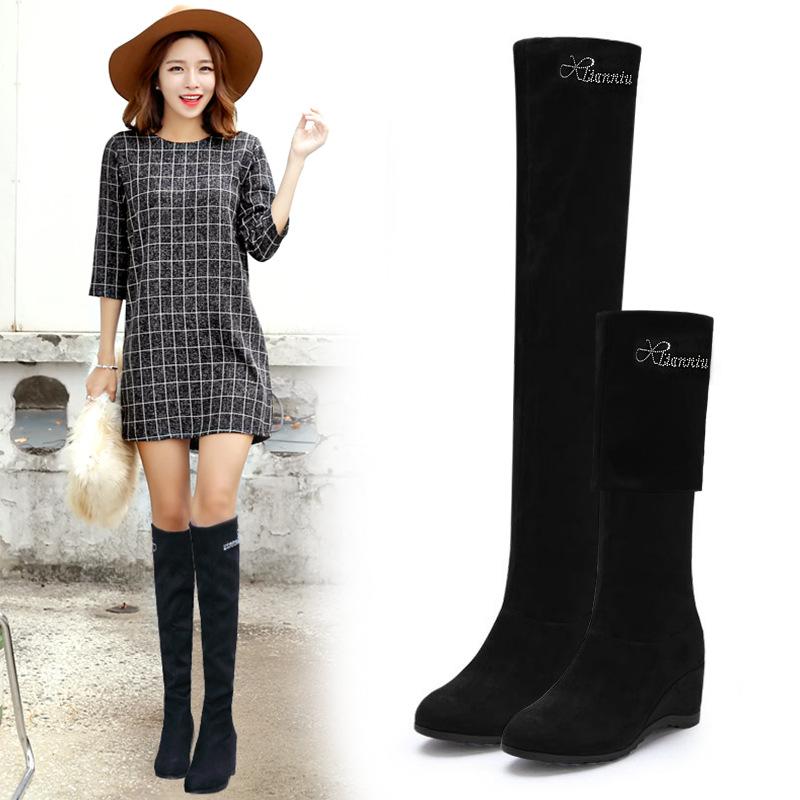 Bottes femme BIJANI en Velours ouest - Ref 3355284