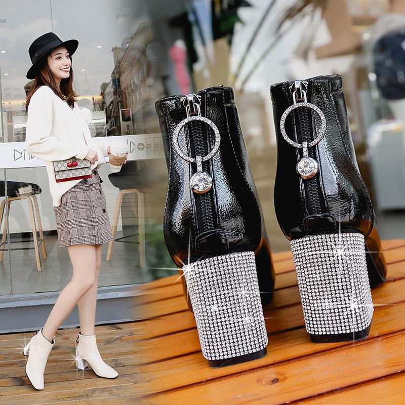 Bottes femme SHUOHONG en PU artificiel - Ref 3355295