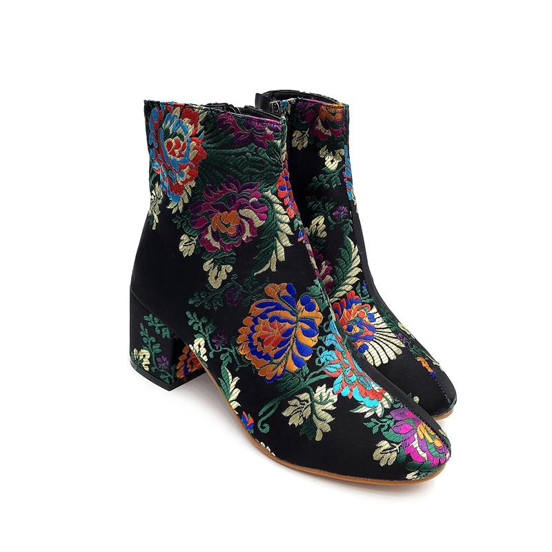 Bottes femme MANSIXI en Tissu - Ref 3355297