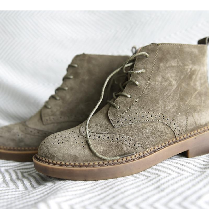 Bottes femme BEAUTODAY en En cuir - Ref 3355305