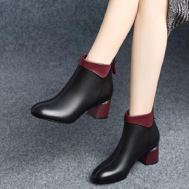 Bottes femme en PU artificiel - Ref 3355318