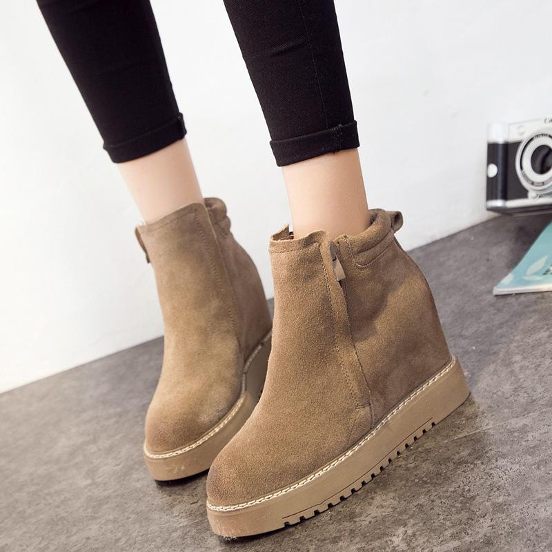 Bottes femme OU YANER en En cuir - Ref 3355319