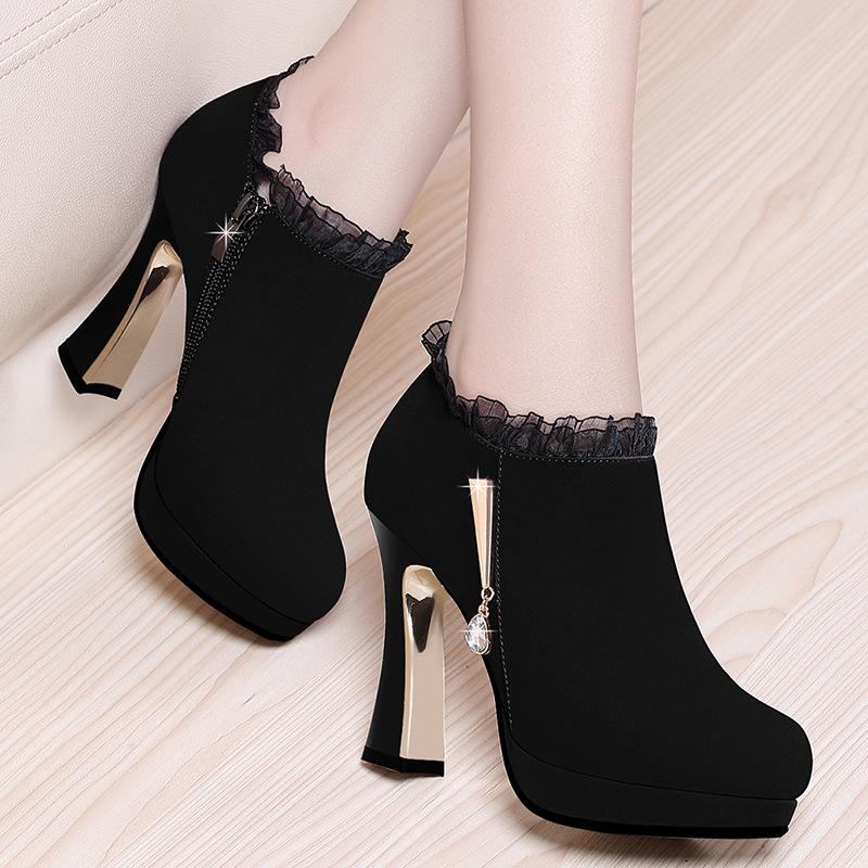 Bottes femme en Daim - Ref 3355324