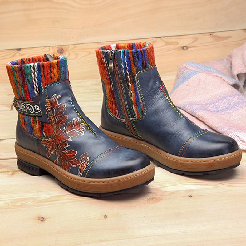 Bottes femme en En cuir - Ref 3355358